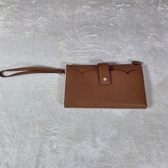 LC Lauren Conrad Handbags - LC Lauren Conrad Mendie Travel Wallet Wristlet Brown Front Pocket/Zip Pocket CC